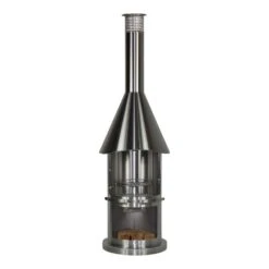 Firestar Terrassenkamin, Gartenkamin, Edelstahl, DN 550 "EXCLUSIV"