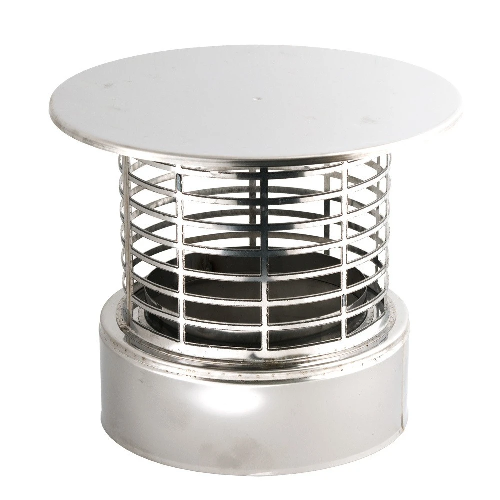 Schornstein, Regenhut Mit Funkenschutzgitter, Edelstahl, ø 150 Mm (210 Mm) 4 Schornstein, Regenhut Mit Funkenschutzgitter, Edelstahl, ø 150 Mm (210 Mm) - Image 2