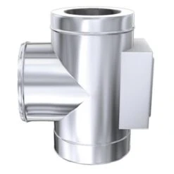 Feuerungsanschluss 90°, Abgang Auf MKD Mit Prüföffnung, ø 250 Mm (310 Mm)