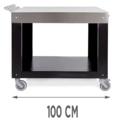 Alfa Forni Arbeitstisch, Drei Breiten 100 - 130 160 Cm