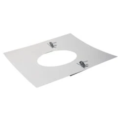 Deckenblende 2-teilig, 500 X 500 Mm, 20° - 35°, Edelstahl, ø 250 Mm (310 Mm)