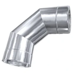 Schornstein, Bogen 90°, Edelstahl, ø 150 Mm (210 Mm)