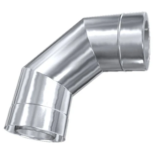 Schornstein, Bogen 90°, Edelstahl, ø 250 Mm (310 Mm) 3 Schornstein, Bogen 90°, Edelstahl, ø 250 Mm (310 Mm)