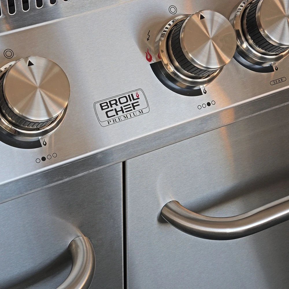 BroilChef Paramount 3 Brenner Edelstahl Gasgrill 15 BroilChef Paramount 3 Brenner Edelstahl Gasgrill – Bild 13