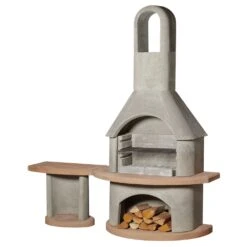Gartengrillkamin Carmen Mit Tisch