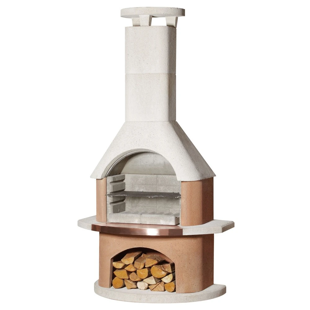 Gartengrillkamin San Remo Weiß-terra 5 Gartengrillkamin San Remo Weiß-terra - Image 3