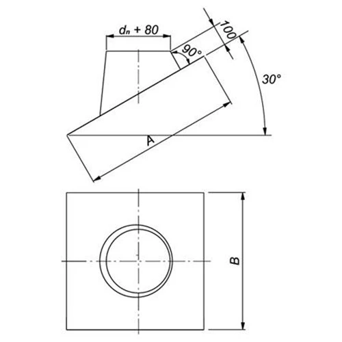Schornstein, Dachdurchführung 20° - 35°, Edelstahl, ø 160 Mm (240 Mm) 5 Schornstein, Dachdurchführung 20° - 35°, Edelstahl, ø 160 Mm (240 Mm) - Image 3