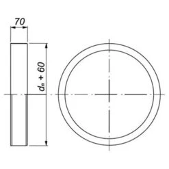 Schornstein, Endstück, Edelstahl, ø 150 Mm (210 Mm) -Hergom Geschaft endde 450 1280x1280
