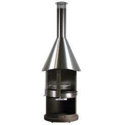 Firestar Terrassenkamin, Gartenkamin, Edelstahl, DN 700 Swing "GLAS" Design -Hergom Geschaft firestar dn700 swing glas design 04 1000 1280x1280