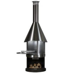 Firestar Terrassenkamin, Gartenkamin, Edelstahl, DN 800 Swing Design -Hergom Geschaft firestar dn800 swing design 01 1000 1280x1280