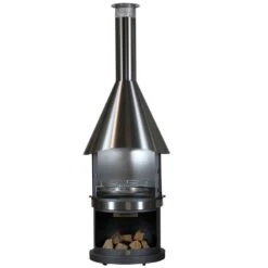 Firestar Terrassenkamin, Gartenkamin, Edelstahl, DN 800 Swing Design -Hergom Geschaft firestar dn800 swing design 03 1000 1280x1280