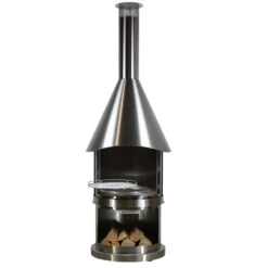 Firestar Terrassenkamin, Gartenkamin, Edelstahl, DN 800 Swing "GLAS" Exclusiv -Hergom Geschaft firestar dn800 swing glas exclusiv 04 1000 1280x1280