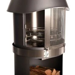 Firestar Terrassenkamin, Gartenkamin, Edelstahl, "DN 700 SWING" CLASSIC -Hergom Geschaft firestar swing detail 1280x1280 2