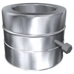 Fußteil Mit Kondensatablauf Für Den Standfuß, Edelstahl, ø 150 Mm (210 Mm)