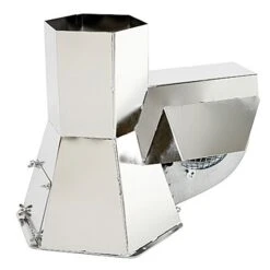 Rauchsauger "INJEKT" RS-180-ESP, ø 100 - 200 Mm, Elektropoliert / Glänzend