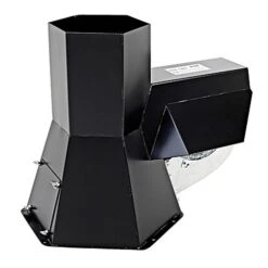 Rauchsauger "INJEKT" RS-180, ø 100 - 200 Mm, Schwarz Pulverbeschichtet