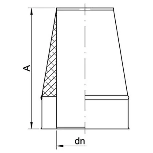 Schornstein, Mündungsabschluss Konisch, ø 80 Mm (140 Mm) 5 Schornstein, Mündungsabschluss Konisch, ø 80 Mm (140 Mm) - Image 3