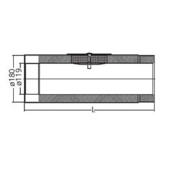 Ofenrohr Mit Tür, Doppelwandig Mit Dämmung, System Primus, 120/1000 Mm -Hergom Geschaft moeck masse 1000 tuer 120 500px 1280x1280