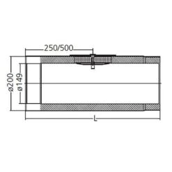 Ofenrohr Mit Tür, Doppelwandig, Gedämmt, System Primus, 150/1000 Mm 9 Ofenrohr Mit Tür, Doppelwandig, Gedämmt, System Primus, 150/1000 Mm -Hergom Geschaft moeck masse 1000 tuer 150 500px 1280x1280