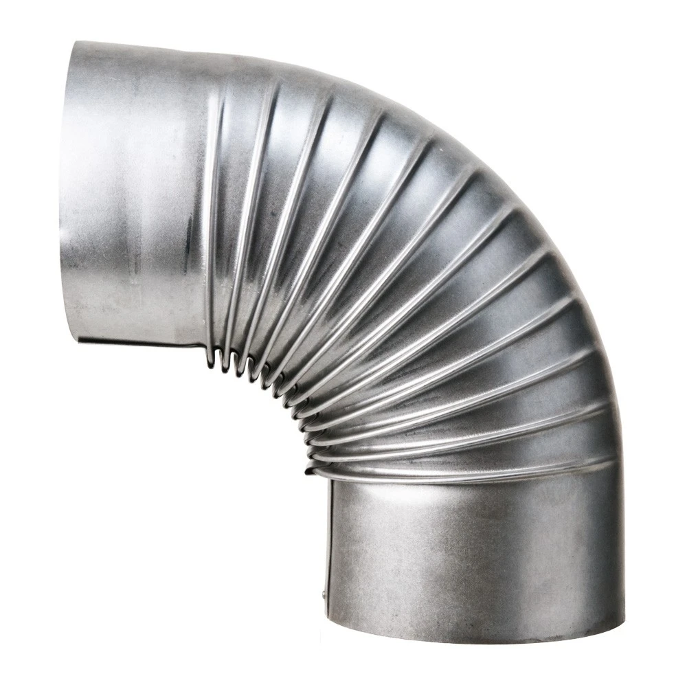 Bogen, Gerippt, 90°, Ohne Reinigungs-Öffnung, ø 150 Mm 3 Bogen, Gerippt, 90°, Ohne Reinigungs-Öffnung, ø 150 Mm