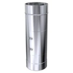 Schornstein, Rohr Mit Revisionsöffnung, Edelstahl, ø 225 Mm (285 Mm)