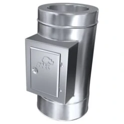 Schornstein, Prüföffnung, Edelstahl, ø 160 Mm (220 Mm)