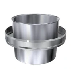 Übergangsstück Von Doppelwandig Auf Einwandig Mit Endstück, Edelstahl, ø 225 Mm