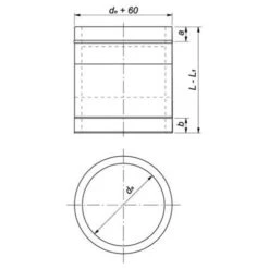 Schornstein, Justierelement, Edelstahl, ø 225 Mm (285 Mm) -Hergom Geschaft rtjde 450 1280x1280 7