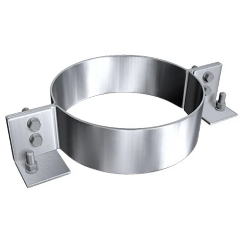 Schornstein, Auflageschelle, Edelstahl, ø 150 Mm (210 Mm) 3 Schornstein, Auflageschelle, Edelstahl, ø 150 Mm (210 Mm)