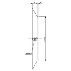 Schornstein, Wandblende, Edelstahl, Für ø 180 Mm (240 Mm) -Hergom Geschaft wbtde 450 1280x1280 7