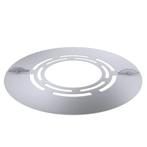 Deckenblende Zweiteilig Mit Hinterlüftung (Breite 250 Mm), Edelstahl, Für ø 150 Mm (210 Mm) 4 Deckenblende Zweiteilig Mit Hinterlüftung (Breite 250 Mm), Edelstahl, Für ø 150 Mm (210 Mm) - Image 2