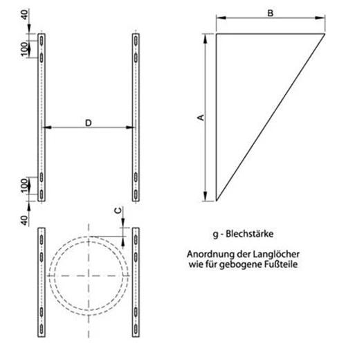 Schornstein, Wandkonsole, 50 150 Mm, Edelstahl, ø 100 Mm (160 Mm) 5 Schornstein, Wandkonsole, 50 150 Mm, Edelstahl, ø 100 Mm (160 Mm) - Image 3